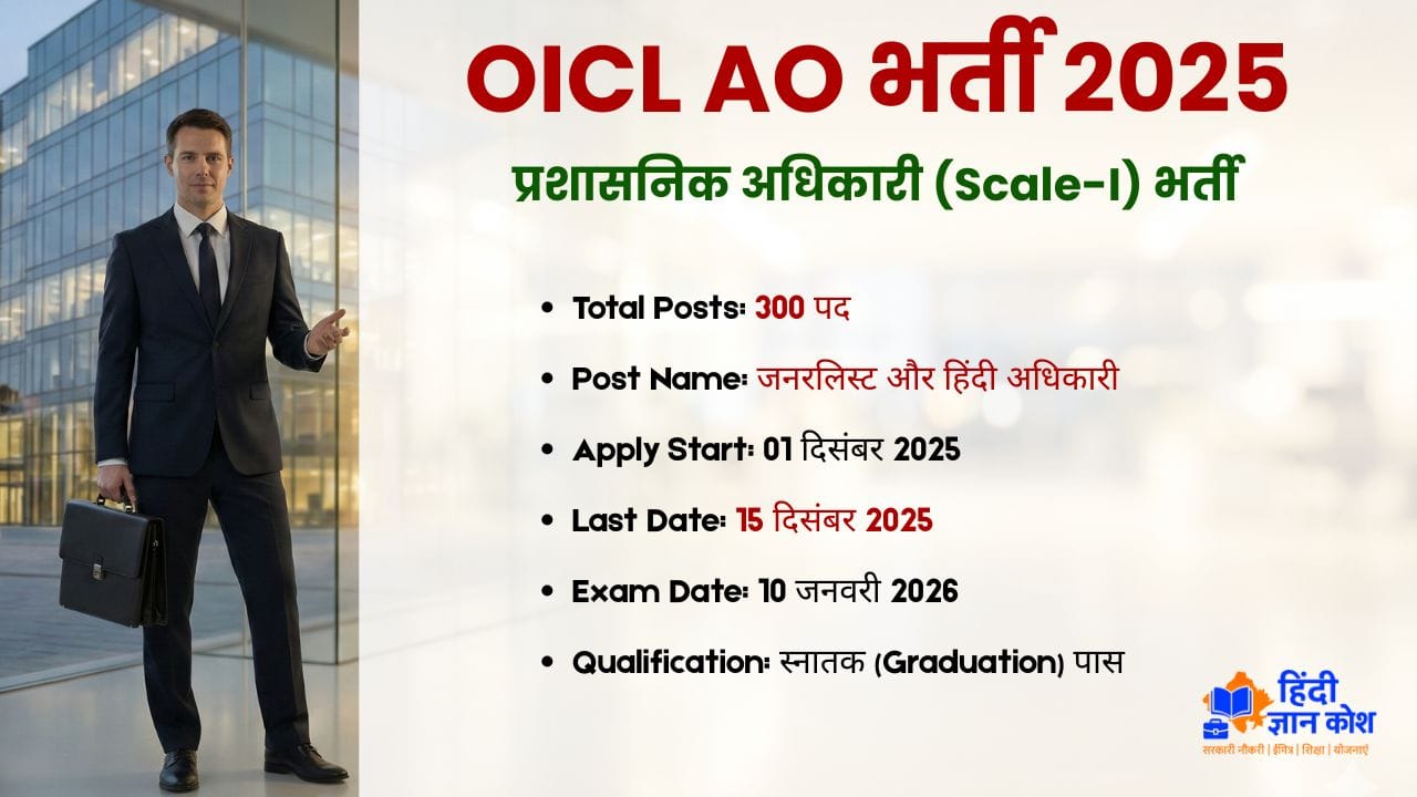 OICL AO Recruitment 2025