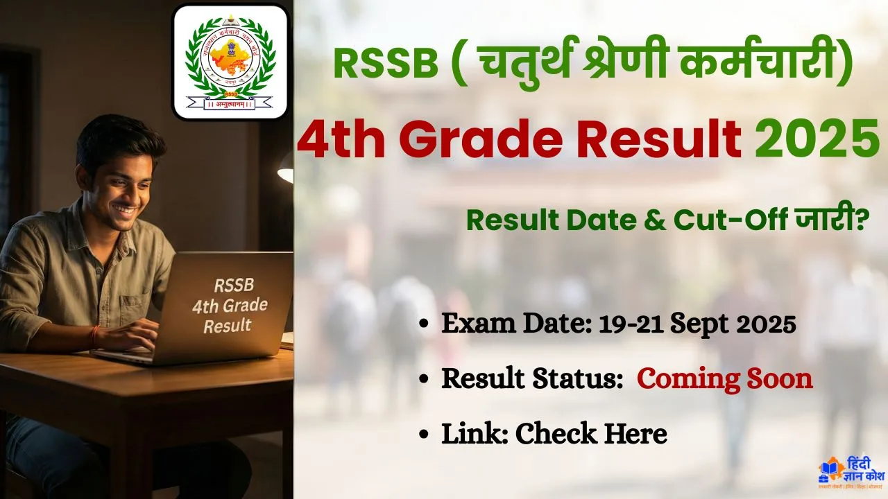 Rajasthan 4th Grade Result 2025 