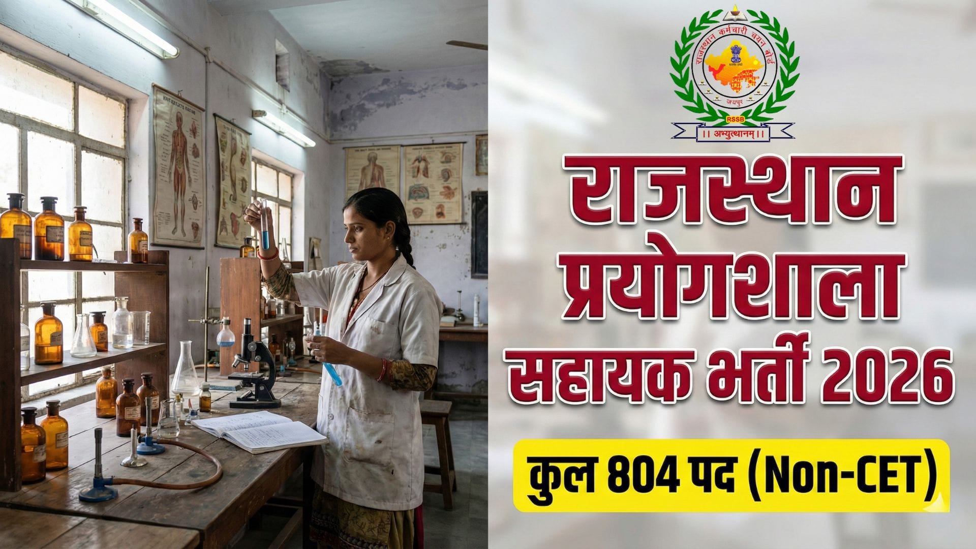 Rajasthan Lab Assistant Vacancy 2026 Notification