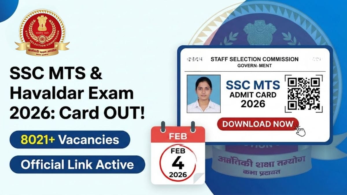SSC MTS Admit Card 2026 Download Link